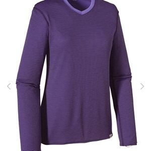 Patagonia Capilene 2 Lightweight Long Sleeve V-Neck - SZ LG